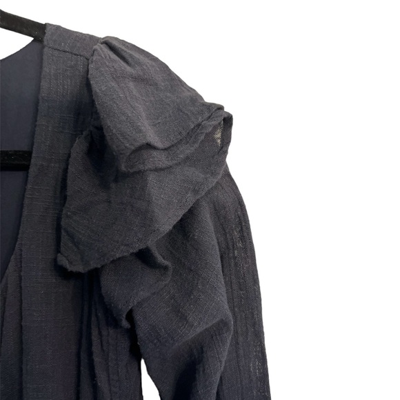 Free People Black Button-Down Dress - Picture 2 of 8